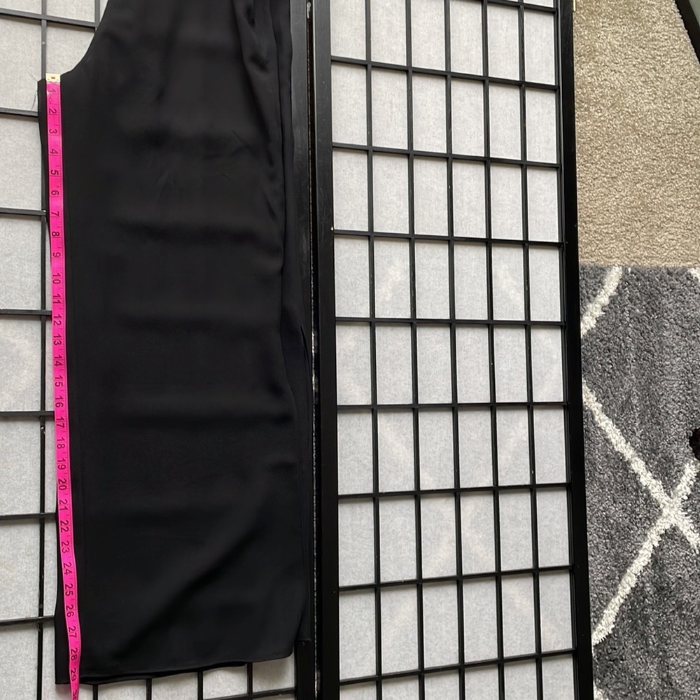 R & M Collection. Sheer Wide Leg Side Slitted Pants - Picture 6 of 13